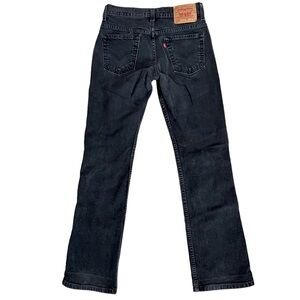 Vintage 2001 Levi’s 505 Slim Fit Straight Leg Black Jeans Size 5 Jr. Short